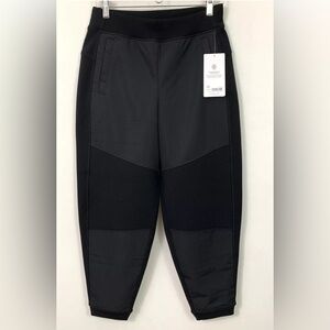 NWT Athleta Get Set Hybrid Barrel Leg Jogger Pants Size 8 High Waist Black